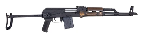 Karabin Jack 7,62x39 ciemne drewno kolba składana