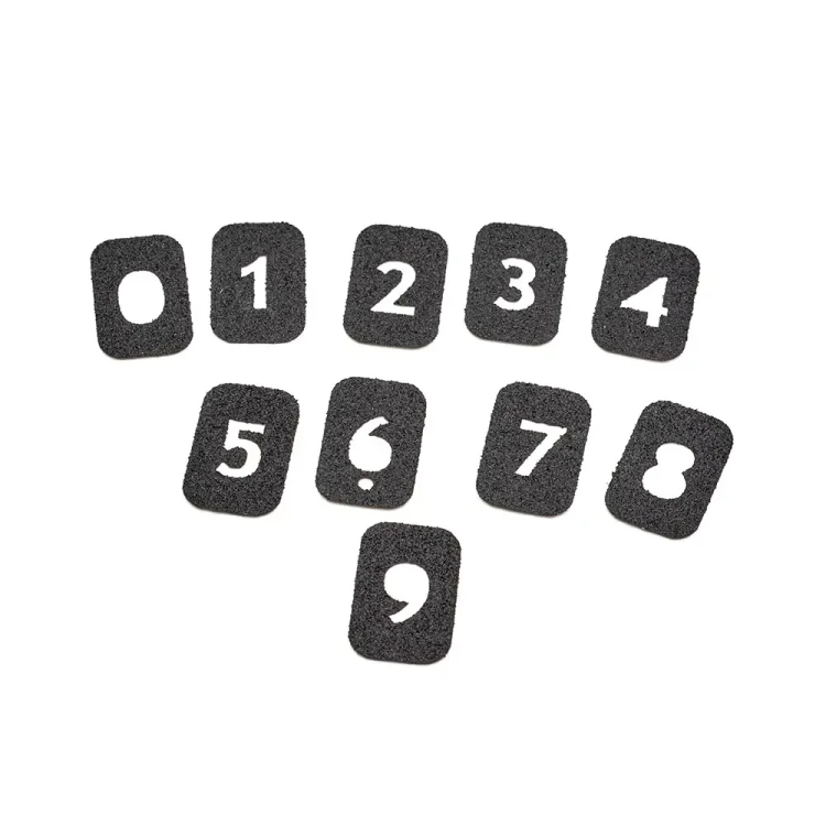 Naklejki numeryczne na magazynki 10szt.