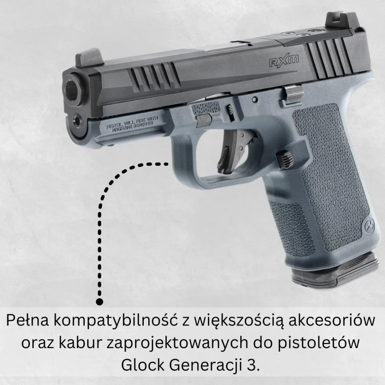 Pistolet Ruger RXM 4,5" OR gwint 19412 9mm luger