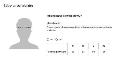 CZAPKI rozmiarówka Helikon