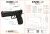 PISTOLET KMR L-02 UMBRA OR SR SA/DA 5' 9MM LUGER
