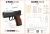 Pistolet KMR W-02 ANT OR SA/DA 3,5'' 9mm Luger