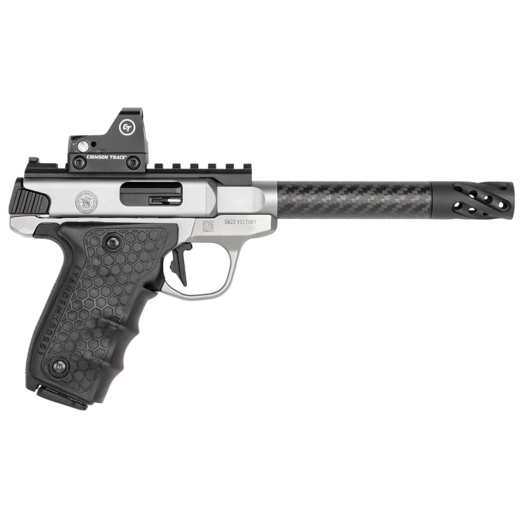 Pistolet Smith&amp;Wesson SW22 Victory Target Model Fluted Barrel Red Dot Sight 22lr