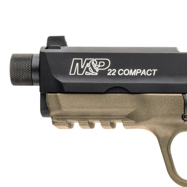 Pistolet Smith&amp;Wesson M&amp;P 22 Compact TB 22lr FDE