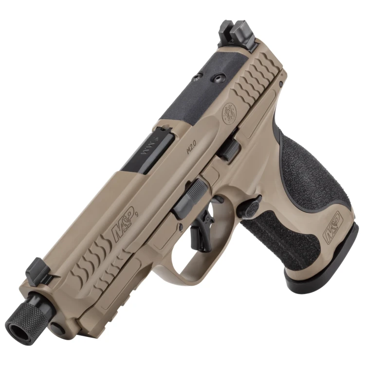 Pistolet Smith&amp;Wesson M&amp;P M2.0 Metal TB 9mm luger FDE