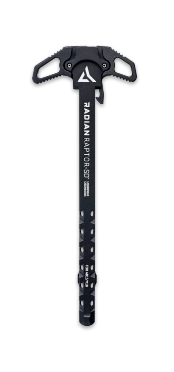 Obustronna wentylowana dźwignia AR15 Radian BLK