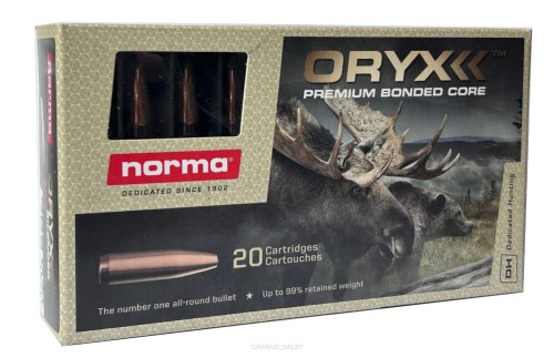 Amunicja 8x57JS Norma 12,7g 196gr Oryx Silencer