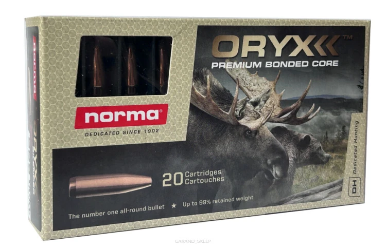 Amunicja 8x57JS Norma 12,7g 196gr Oryx Silencer