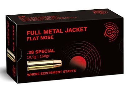 AMUNICJA 38 SPECJAL GECO 158GR 10,2G FMJ