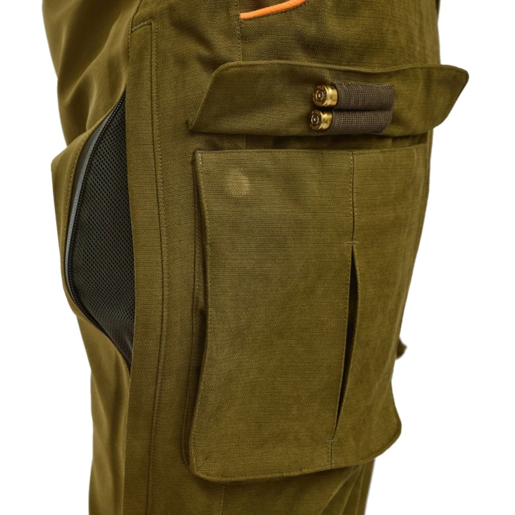 Spodnie pinewood Furudal 5919 OliveGr/Orange