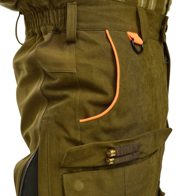 Spodnie pinewood Furudal 5919 OliveGr/Orange