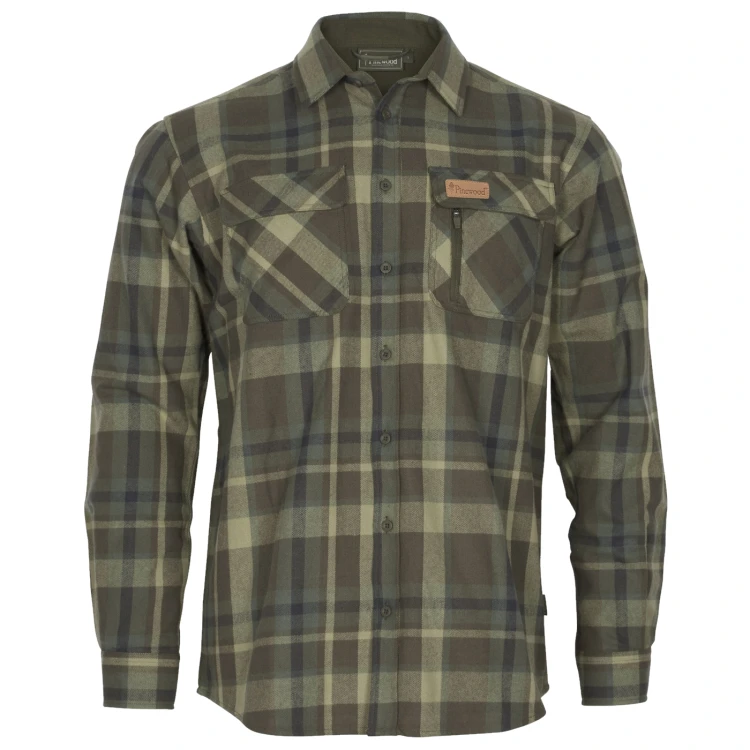 Koszula Lappland Flannel 5487 Green Brown XXL