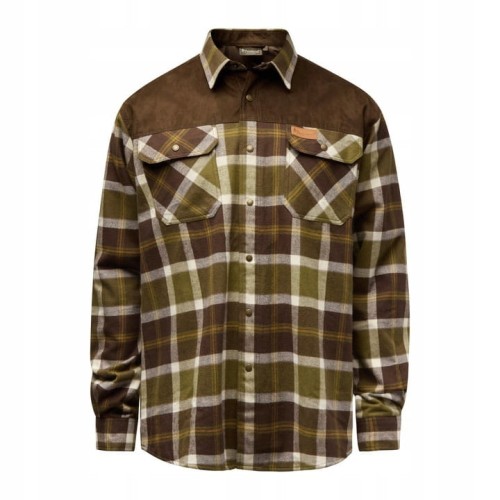 Koszula pinewood Douglas 9436 OliveGr/Gr.White