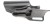 Kabura OWB taco GR Kydex KIMBER 2K11 MIDRIDE blk