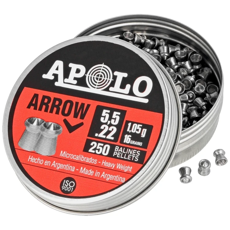 Śrut Apolo Arrow 5.5 mm, 250 szt. 1.05g/16.0gr