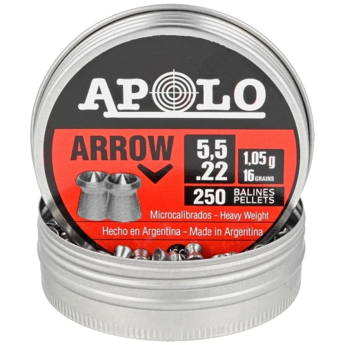 Śrut Apolo Arrow 5.5 mm, 250 szt. 1.05g/16.0gr