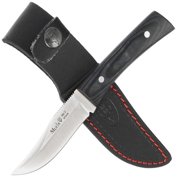 Nóż Muela BWE-8M Black Blue Canvas Micarta