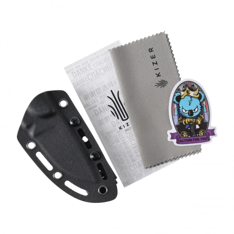 Nóż Kizer Hare 1077A1 Pomarańczowy