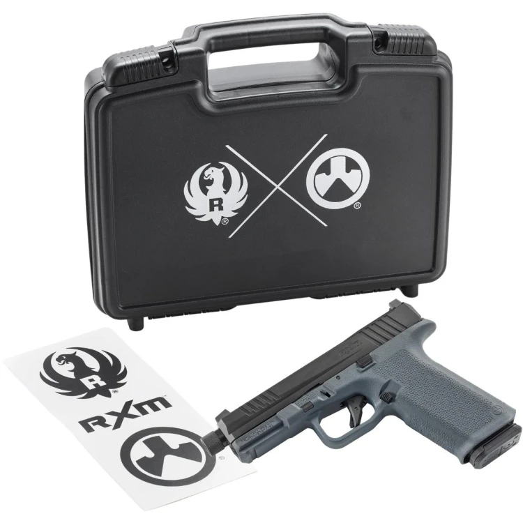 PISTOLET RUGER RXM 4,5" OR TB GREY 19447 9MM LUGER