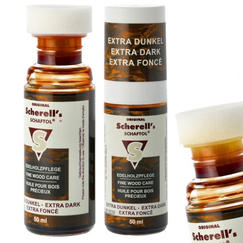 Olej naturalny do drewna Scherell ciemny brąz 50ml