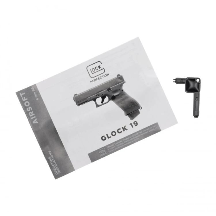 Replika pistolet ASG Glock 19X 6 mm coyote CO2