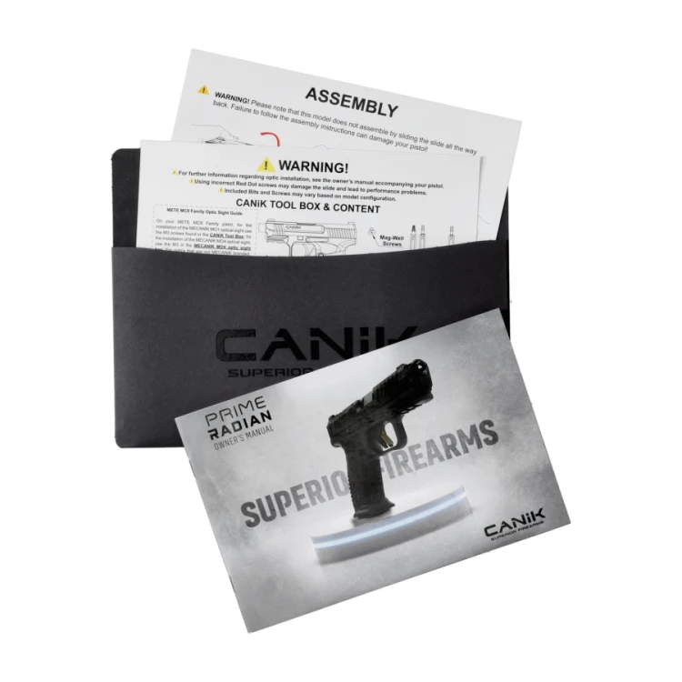 Pistolet Canik Prime Radian 9mm Luger Szary