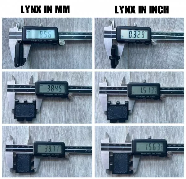 Ogniwo do pasów Lynx DDA Black bez szpilek