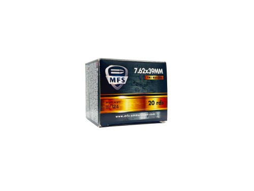 Amunicja Geco / MFS 8,0g 124gr FMJ 7,62x39