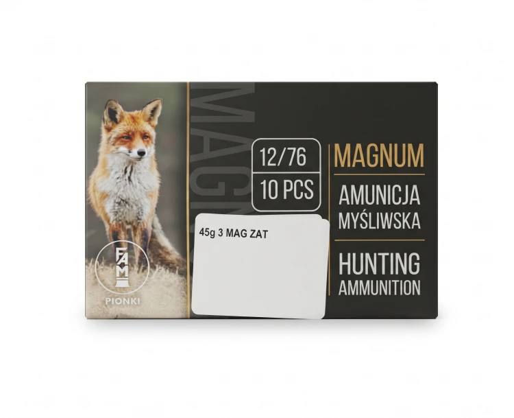 Amunicja 12/76 Fam Pionki 45g 3-3,25mm Magnum Zat