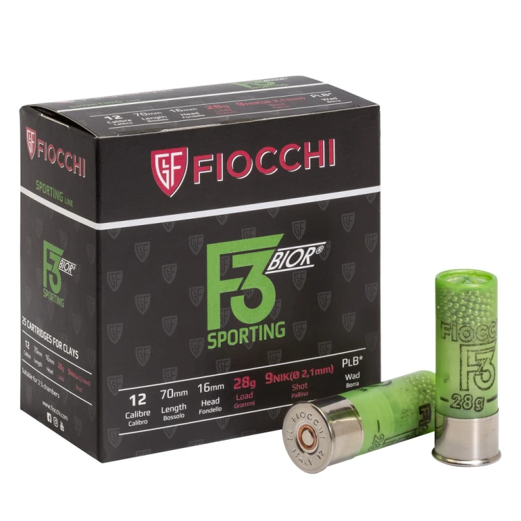 AMUNICJA 12/70 FIOCCHI F3 BIOR 28G 9 (25)