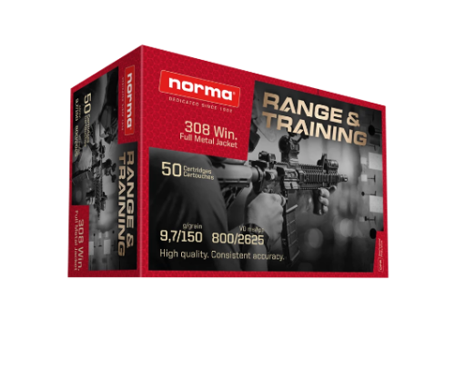 Amunicja 308Win Norma 9,7g 150gr FMJ R&amp;T