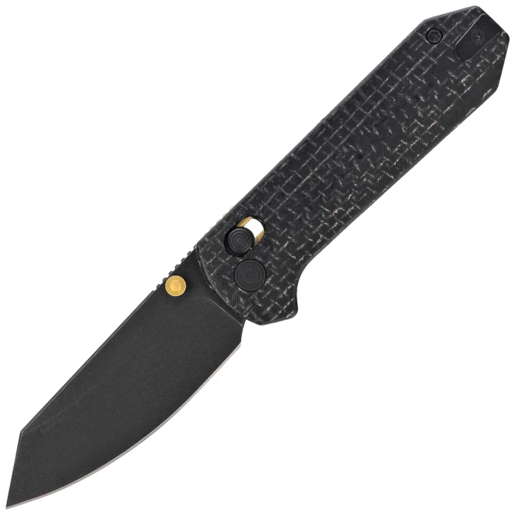 Nóż Civivi Yonder Black Burlap Micarta black