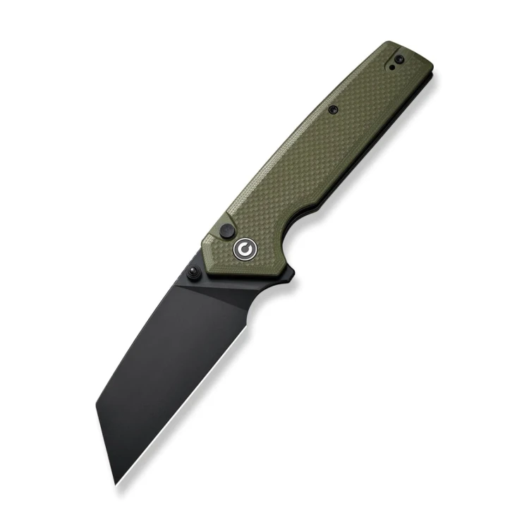 Nóż składany Civivi Amirite OD Green G10, Black Nitro-V