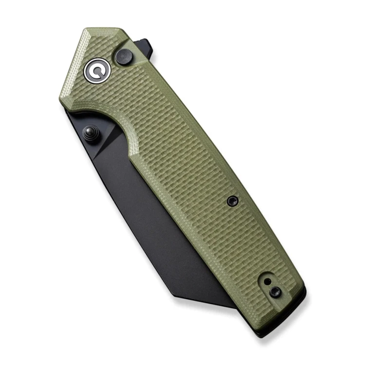 Nóż składany Civivi Amirite OD Green G10, Black Nitro-V