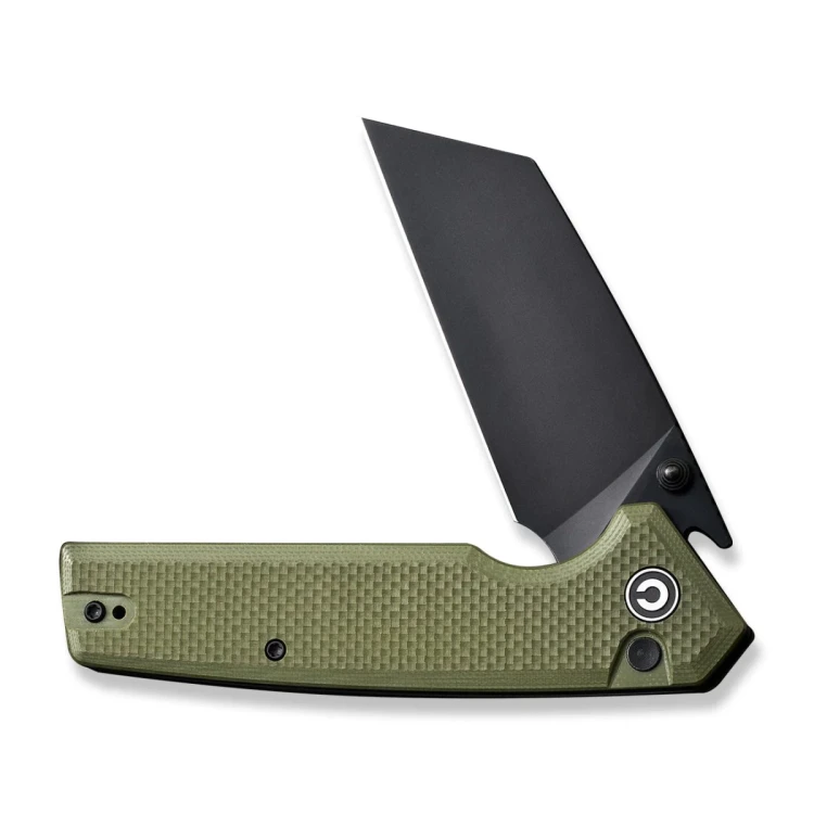 Nóż składany Civivi Amirite OD Green G10, Black Nitro-V