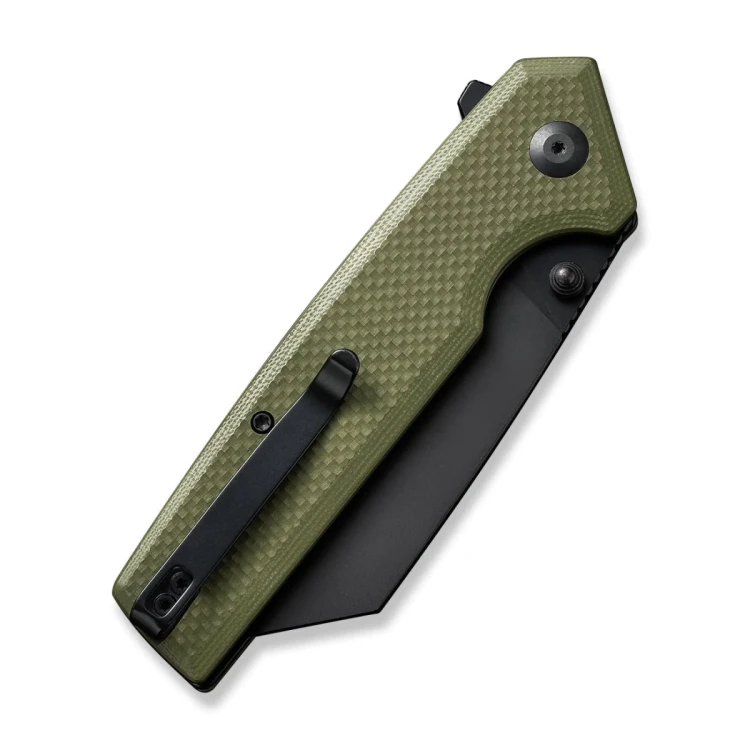 Nóż składany Civivi Amirite OD Green G10, Black Nitro-V