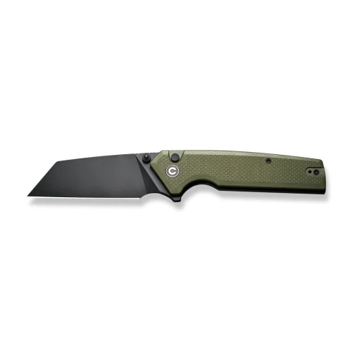 Nóż składany Civivi Amirite OD Green G10, Black Nitro-V