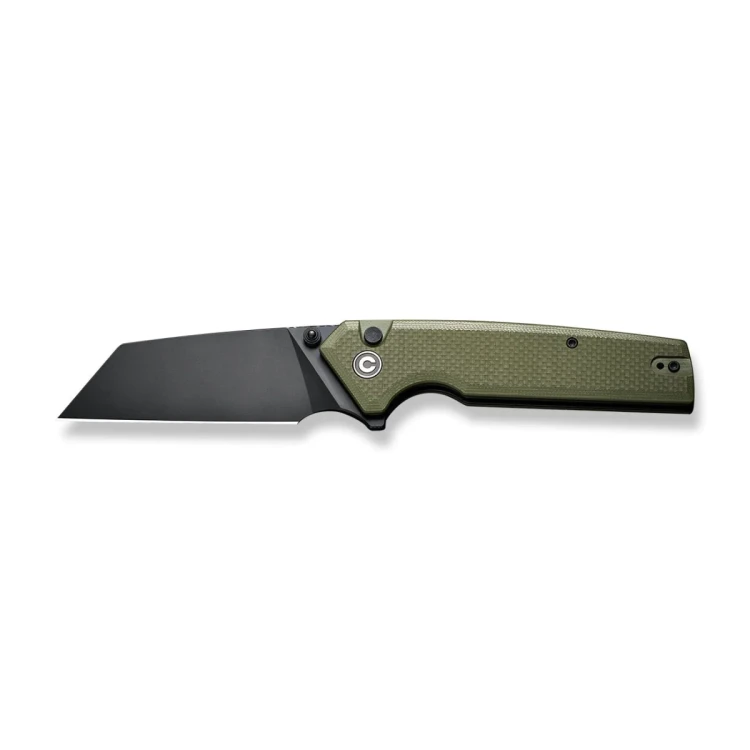 Nóż składany Civivi Amirite OD Green G10, Black Nitro-V