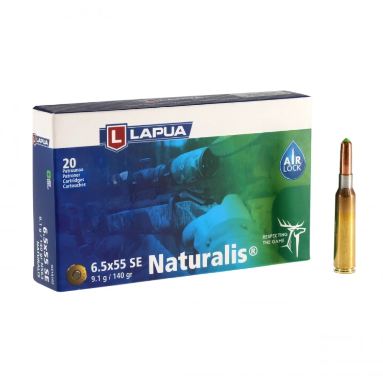 Amunicja 6,5X55 SE Lapua 9,1g Naturalis
