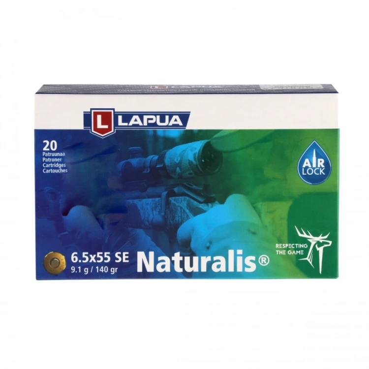 Amunicja 6,5X55 SE Lapua 9,1g Naturalis