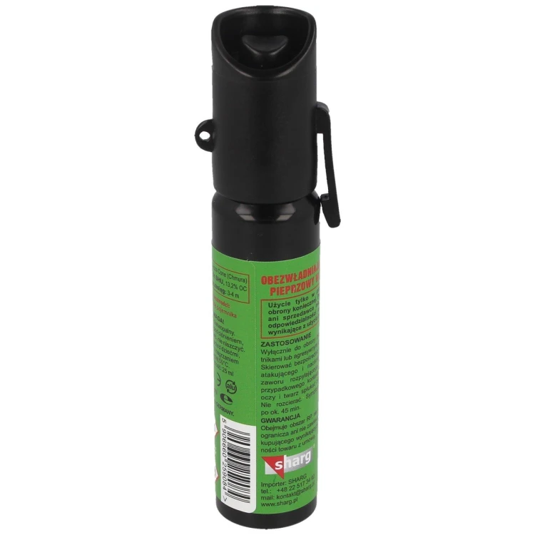 Gaz pieprzowy Sharg Defence Green Gel 2mln SHU 25m