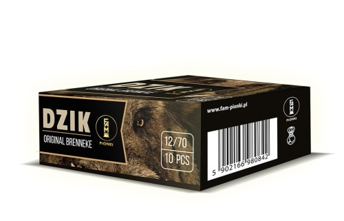 Amunicja 12/70 Fam Pionki 31G DZIK ORYG. Brenneke 10