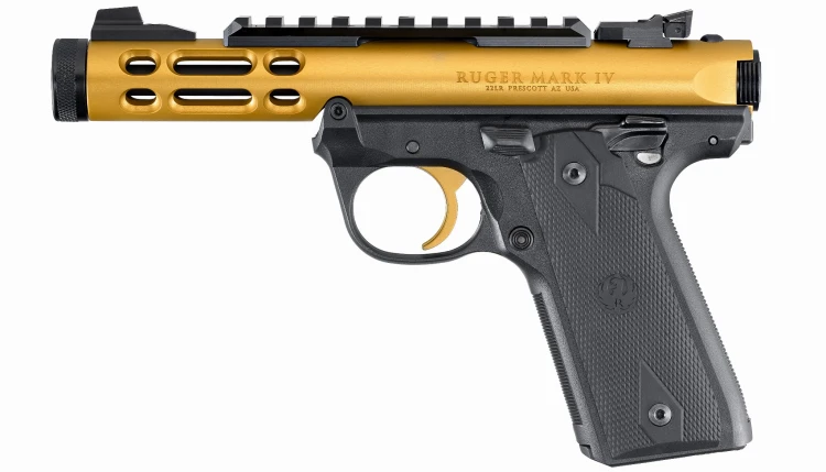 Pistolet Ruger Mark IV Lite Gold GW 43926 22LR