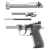 Pistolet Beretta 92FS Inox GG 9mm Luger