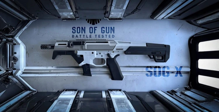 Karabinek PCC Son Of Gun SOG-X Srebrny 9mm Luger