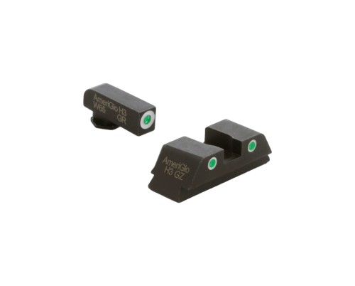Przyrządy celownicze trytowe Ameriglo 3-dot zielone Glock
