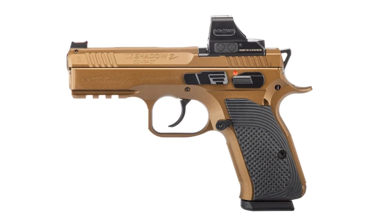 Pistolet CZ Shadow 2 OR Compact Bronze 9mm Luger