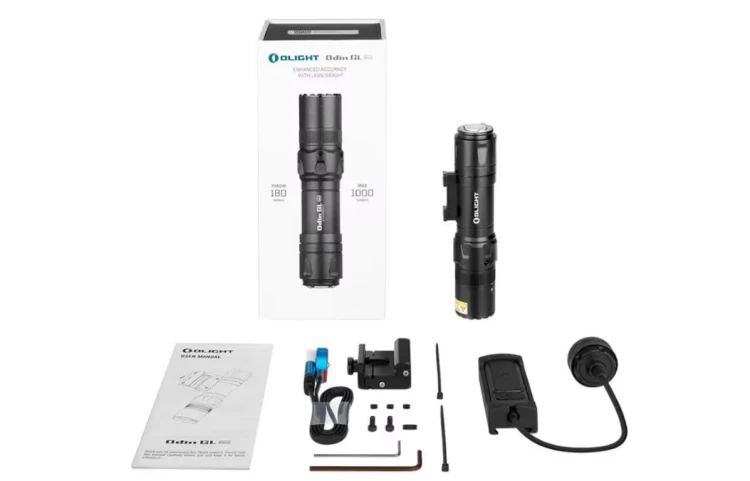 Latarka Olight ODIN Mini Black z montażem 1000lm