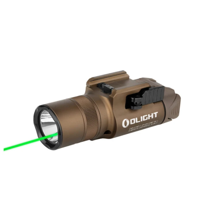 Latarka Olight Pro Desert Tan 1350lm zielony laser