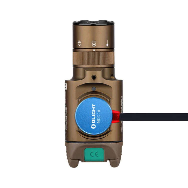 Latarka Olight Pro Desert Tan 1350lm zielony laser